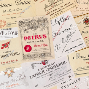 Foto etiquetes del Pomerol