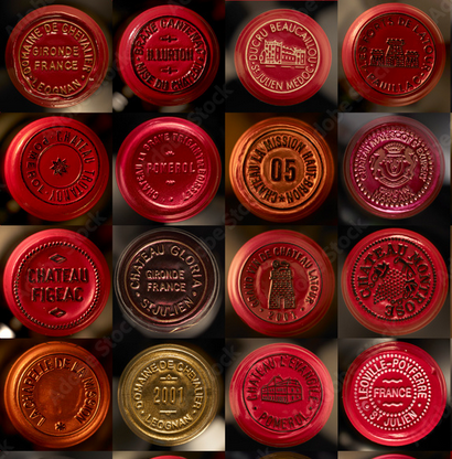 bordeaux bottles in high resolution